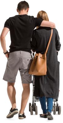 Walking Parents In Back