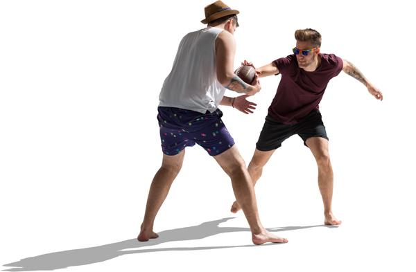 Playing Two Friends