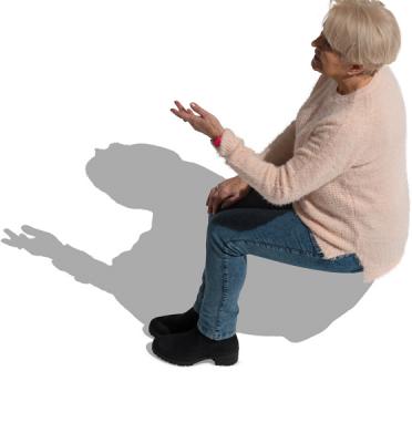 Sititng Woman