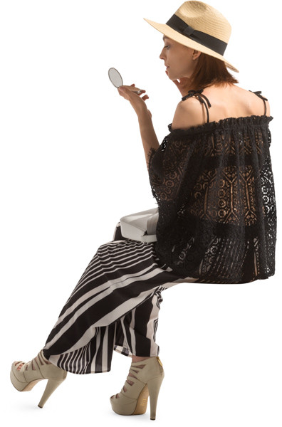 Sitting girl image