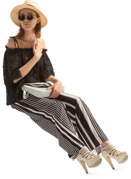 Sitting girl image