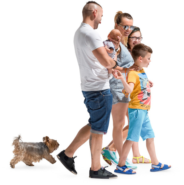 Walking all the family image