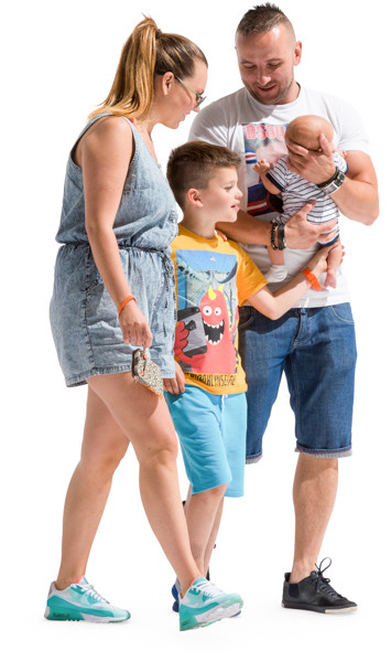 Family with children image