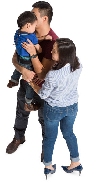 Couple with son image