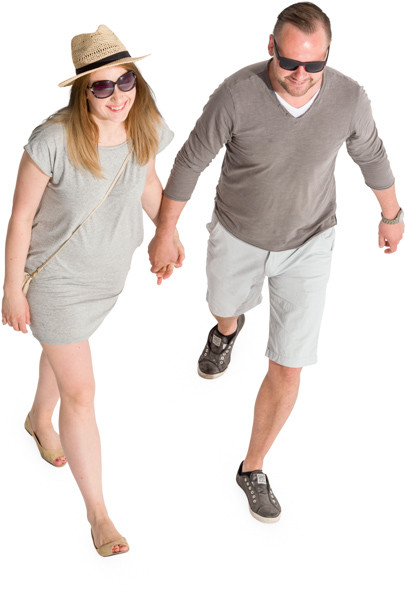 Happy summer couple image
