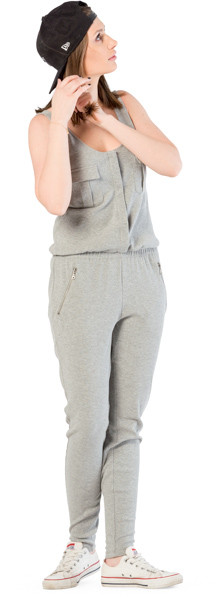 Standing young girl image