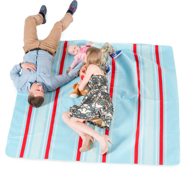 Family on a blanket image