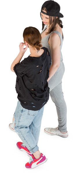 Walking sisters image