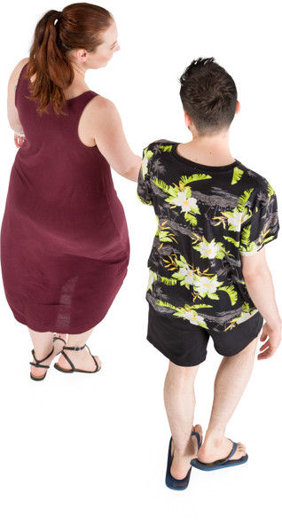 Walking summer parents image