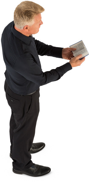 Standing priest image
