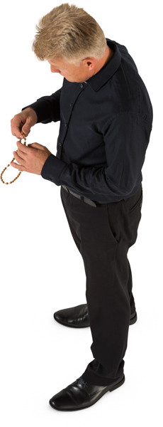 Standing priest image