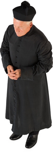Standing priest image