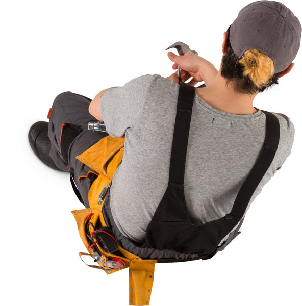 Sitting worker image