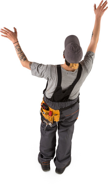 Standing worker image