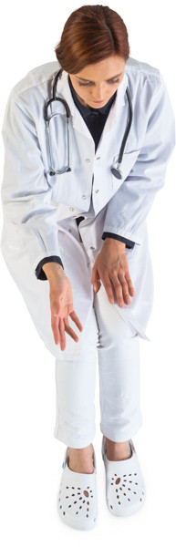 Sitting doctor image