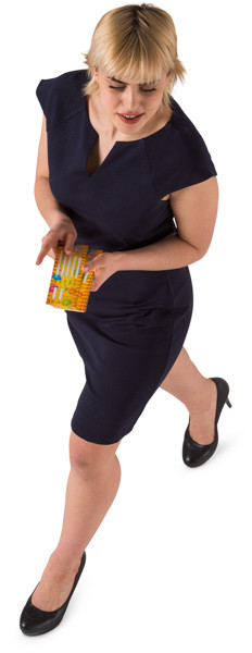 Walking hostess with coupons image