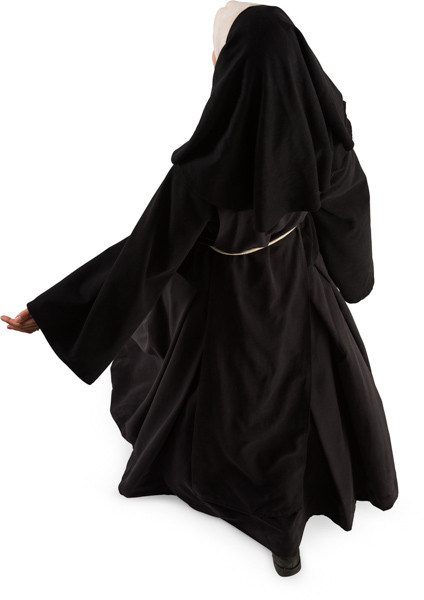 Walking nun image
