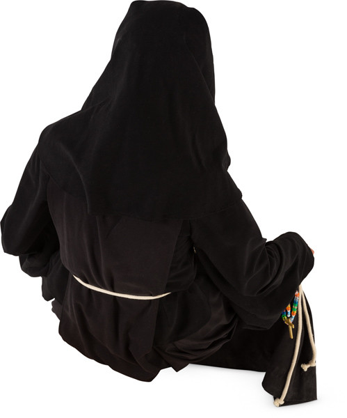 Sitting nun image