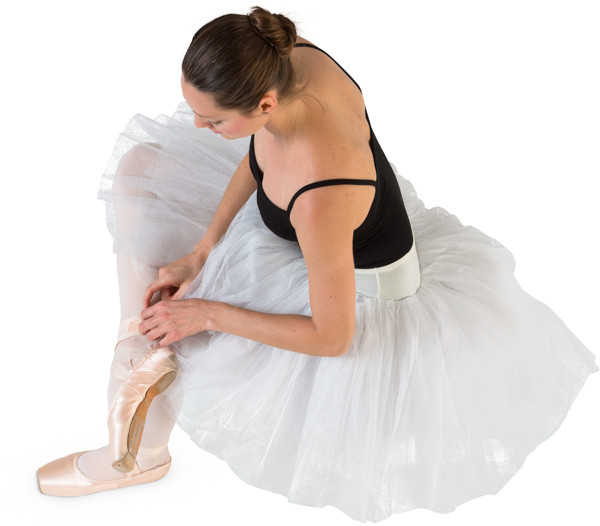Sitting ballerina image