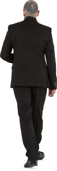 Walking security guard image