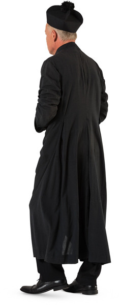 Walking priest image