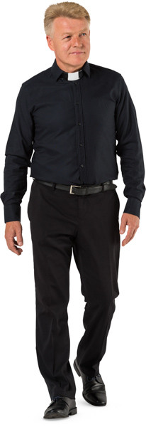 Walking priest image