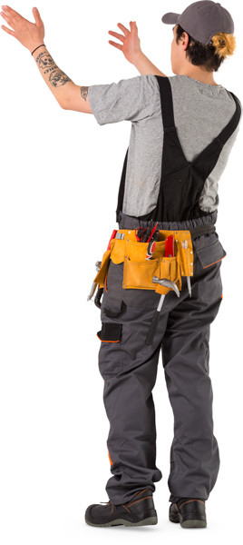 Standing worker image