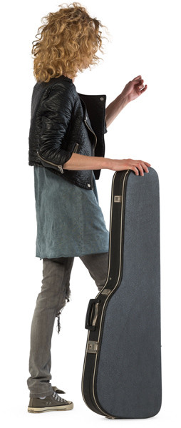 Standing guitarist image