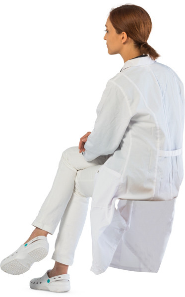 Sitting doctor image