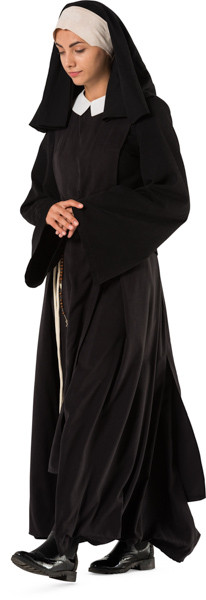 Walking nun image