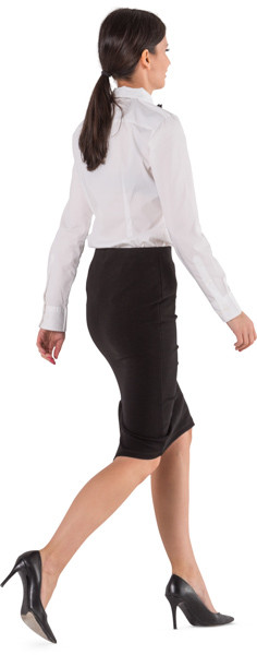 Walking waitress image