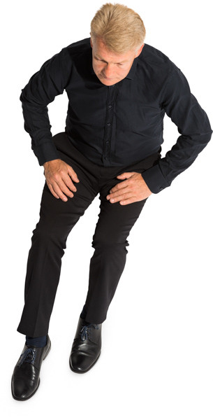 Sitting priest image