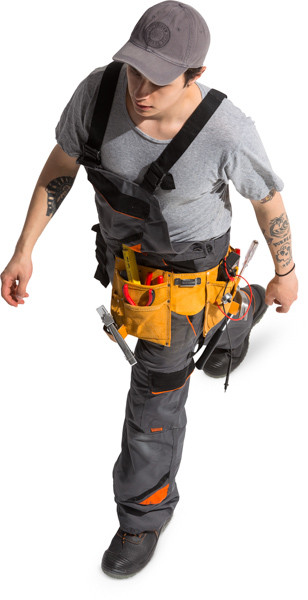 Walking worker image