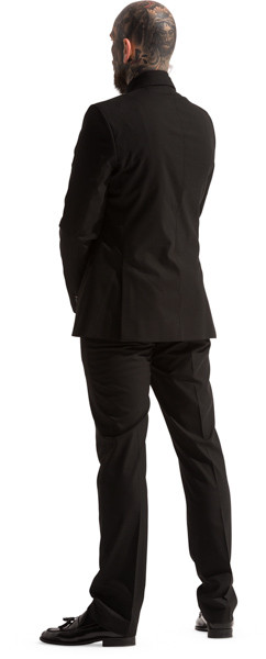 Standing security guard image