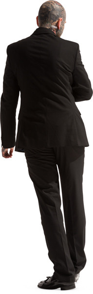 Standing security guard image