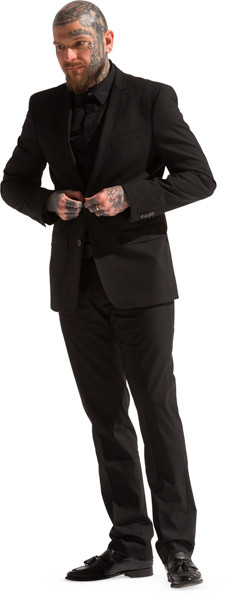 Standing security guard image