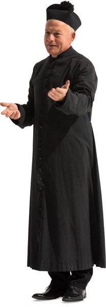 Standing priest image
