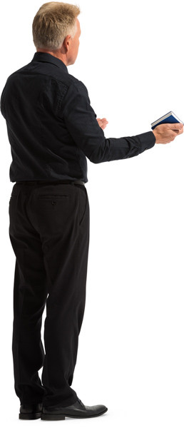 Standing priest image