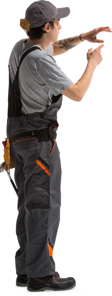 Standing worker image