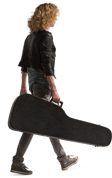 Walking guitarist image