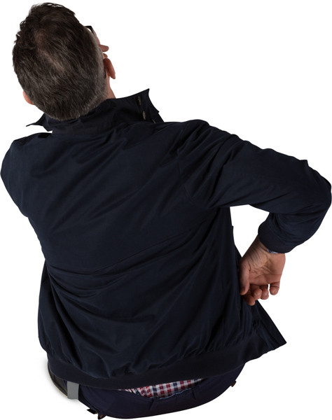 Sitting man image