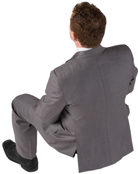 Sitting man image