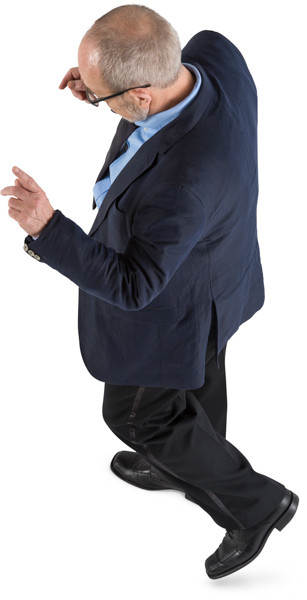 Walking man image
