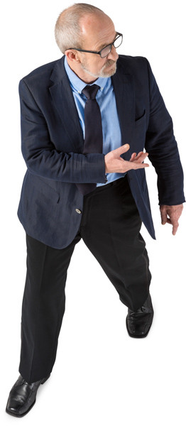 Walking man image