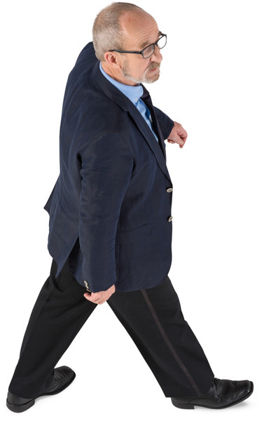 Walking man image