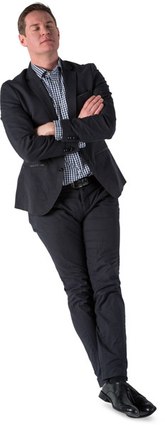 Sitting man image