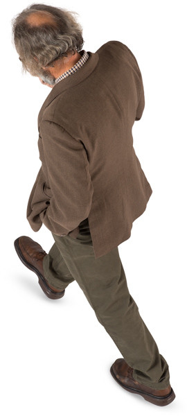 Walking man image