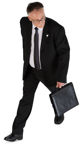 Walking man image