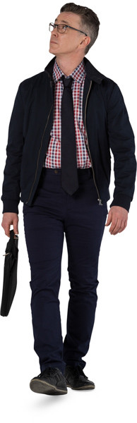 Walking man image