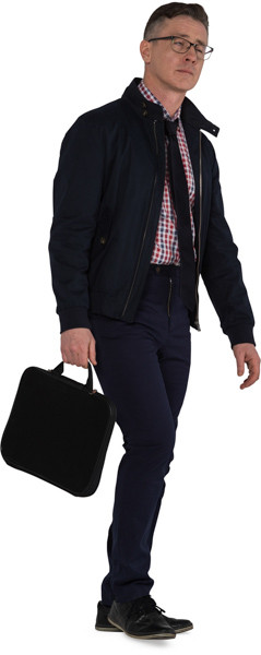 Walking man image